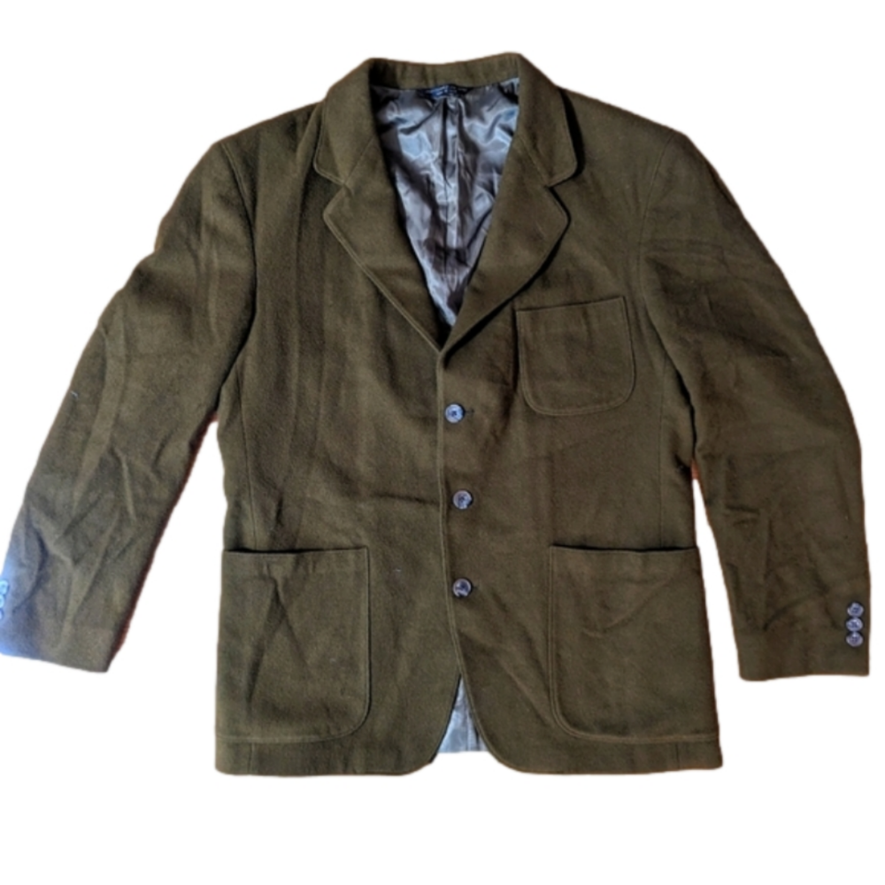 Vintage Banana Republic wool blazer 3 button jacket
